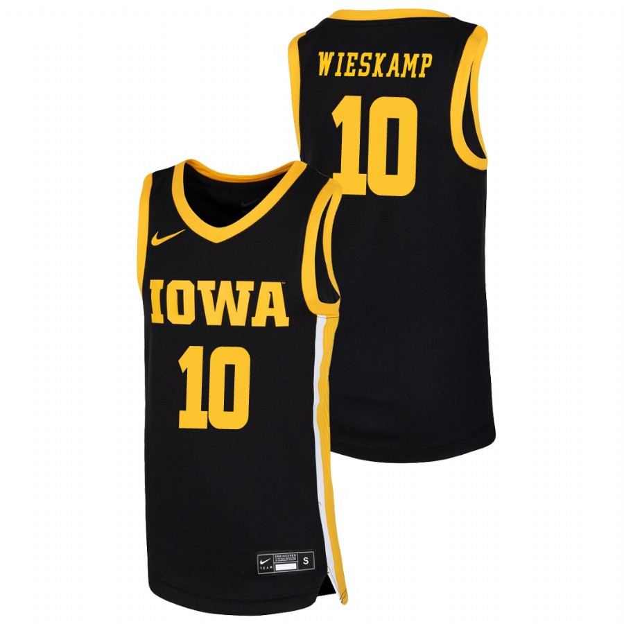 Youth Iowa Hawkeyes Joe Wieskamp College Basketball Jersey Black