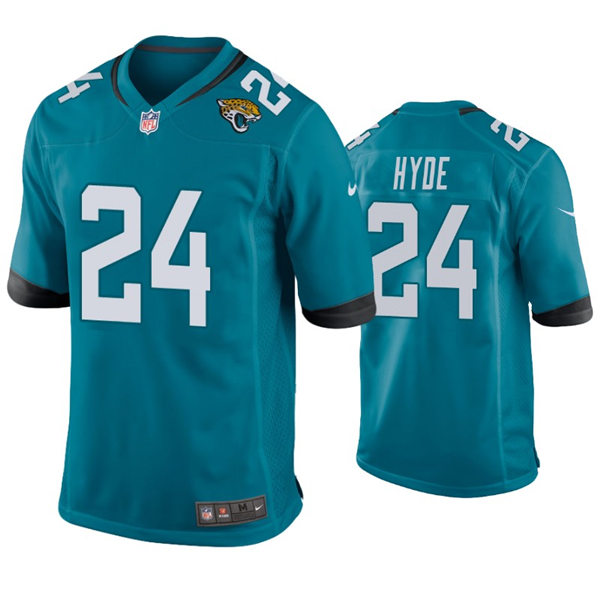 Youth Jacksonville Jaguars #24 Carlos Hyde Nike Teal Alternate Limited Jersey