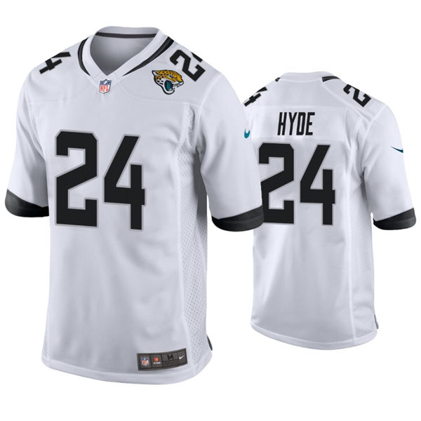Youth Jacksonville Jaguars #24 Carlos Hyde Nike White Limited Jersey