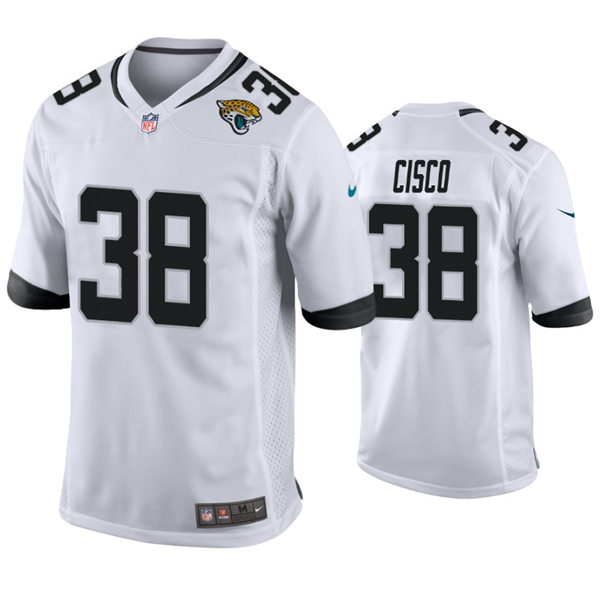 Youth Jacksonville Jaguars #38 Andre Cisco Nike White Limited Jersey