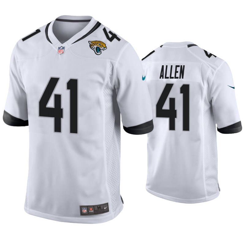 Youth Jacksonville Jaguars #41 Josh Allen Nike White Limited Jersey