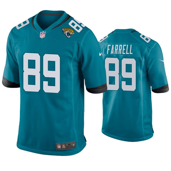 Youth Jacksonville Jaguars #89 Luke Farrell Nike Teal Alternate Limited Jersey