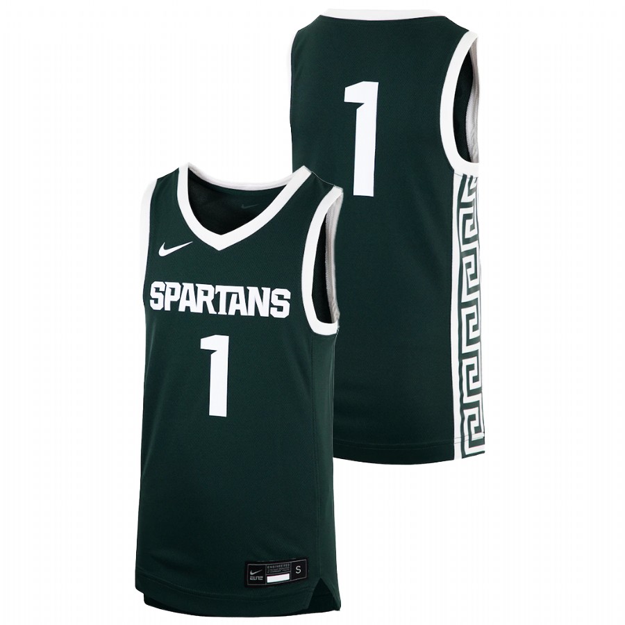 Youth Jersey Michigan State Spartans Green College Basketball Replica Jersey