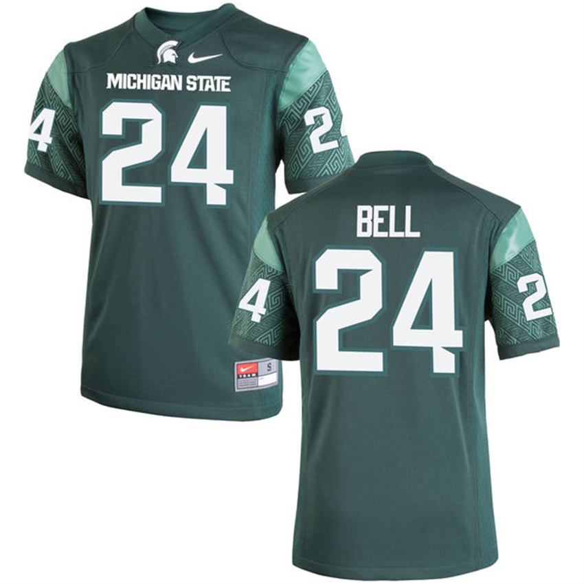 Youth Jersey Youth Michigan State Spartans Green Le'Veon Bell NCAA Football Jersey