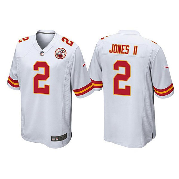 Youth Kansas City Chiefs #2 Ronald Jones II Nike White Limited Jersey