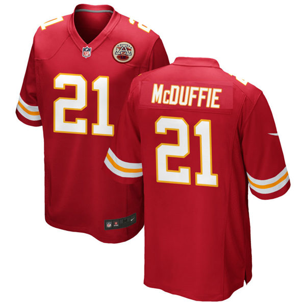 Youth Kansas City Chiefs #21 Trent McDuffie Nike Red Limited Jersey