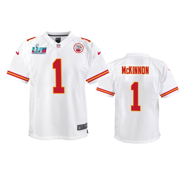 Youth Kansas City Chiefs Jerick McKinnon Nike White Limited Jersey