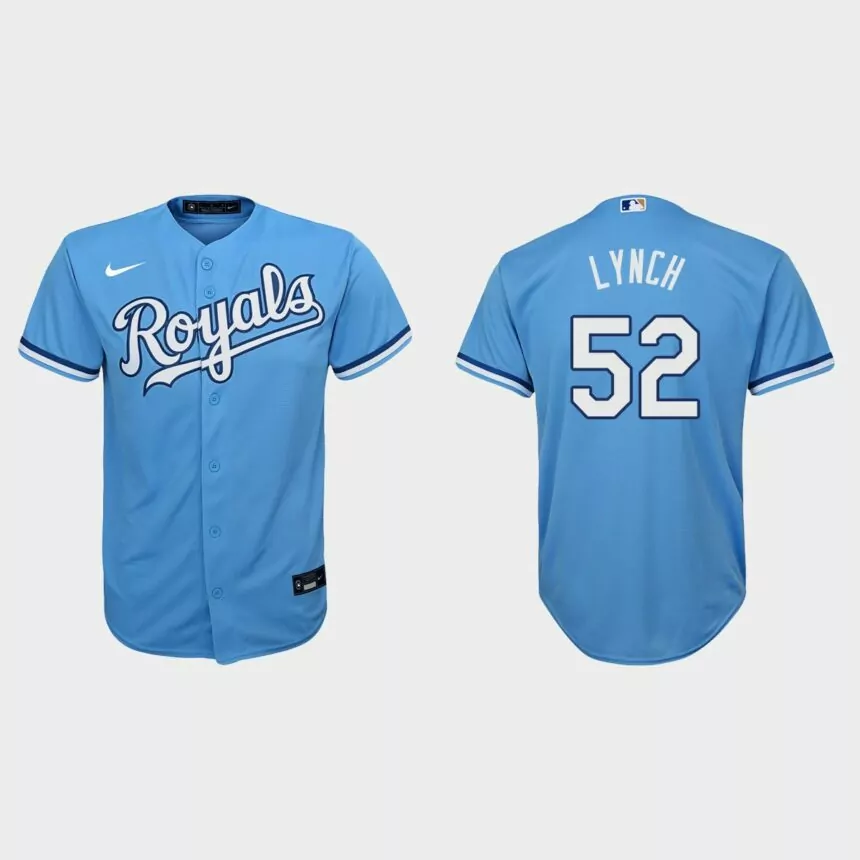 Youth Kansas City Royals Daniel Lynch Light Blue Replica Jersey