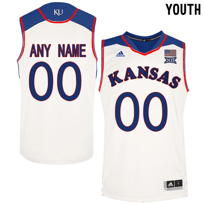 Youth Kansas Jayhawks Custom Jersey1