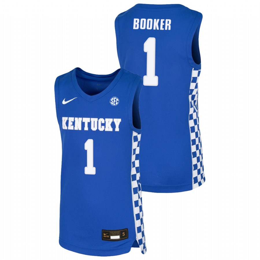 Youth Kentucky Wildcats Devin Booker Basketball Jersey Royal
