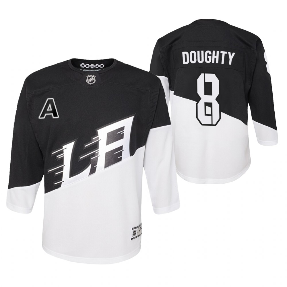Youth Kings #8 Drew Doughty Black 2020 Stadium Series Premier Player Jersey