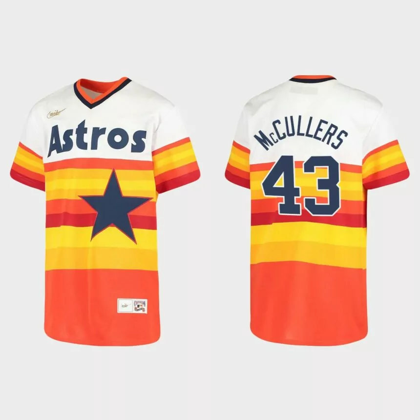 Youth Lance McCullers #43 Houston Astros Home Cooperstown Collection Jersey – White