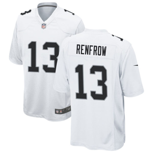 Youth Las Vegas Raiders #13 Hunter Renfrow Nike White Vapor Limited Jersey