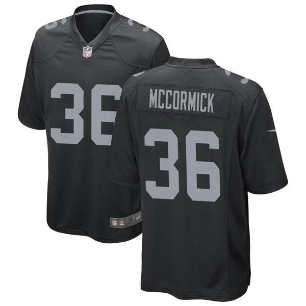 Youth Las Vegas Raiders #36 Sincere McCormick Nike Black Limited Jersey