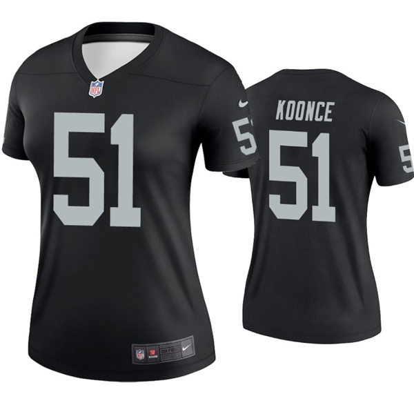Youth Las Vegas Raiders #51 Malcolm Koonce Stitched Nike Black Jersey
