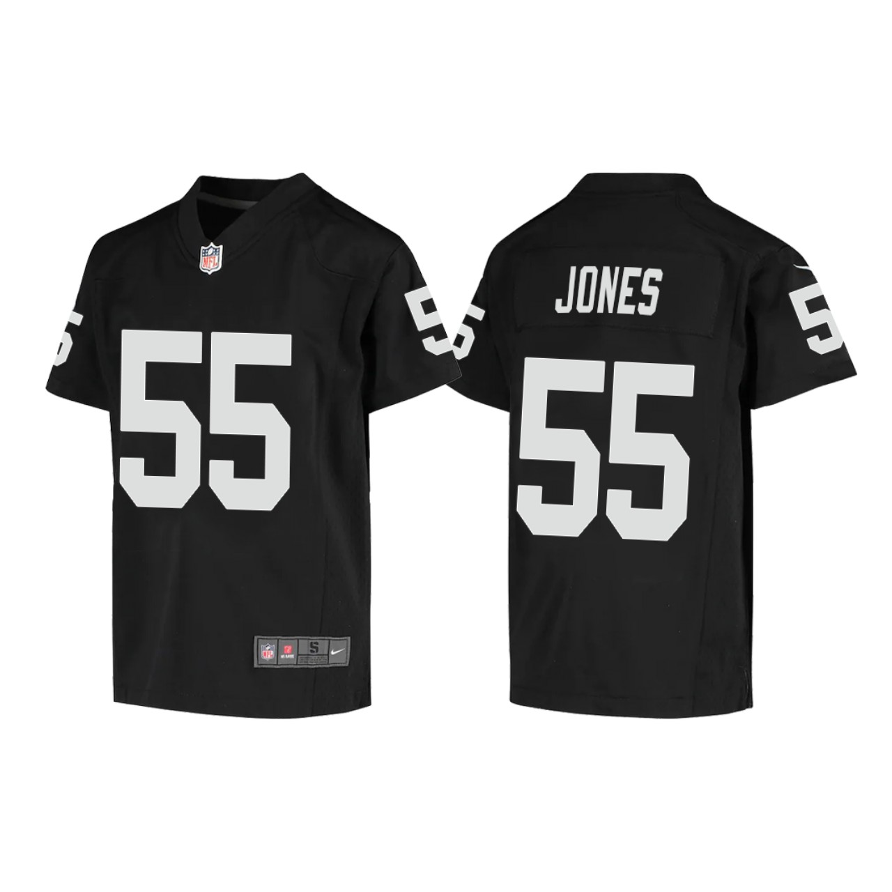 Youth Las Vegas Raiders #55 Chandler Jones Nike Black Limited Jersey