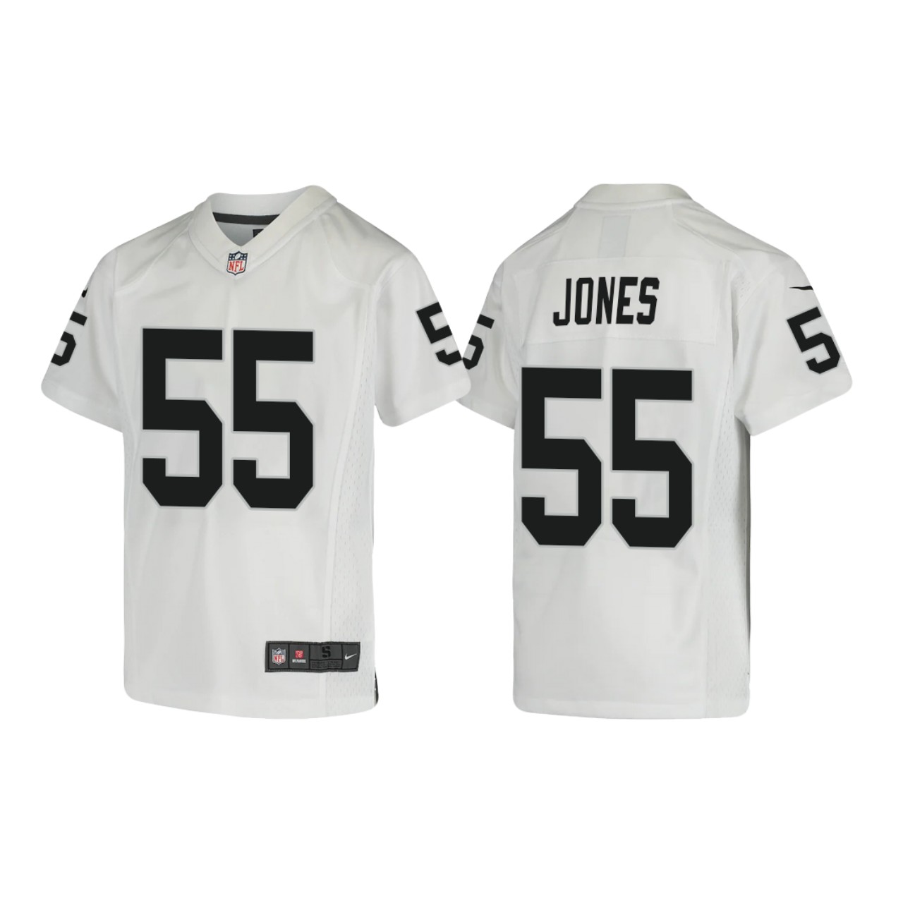 Youth Las Vegas Raiders #55 Chandler Jones Nike White Limited Jersey