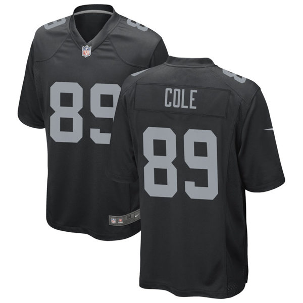 Youth Las Vegas Raiders #89 Keelan Cole Nike Black Limited Jersey
