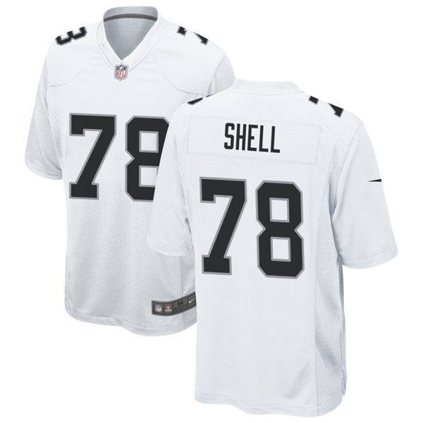 Youth Las Vegas Raiders Retired Player #78 Art Shell Nike White Vapor Limited Jersey
