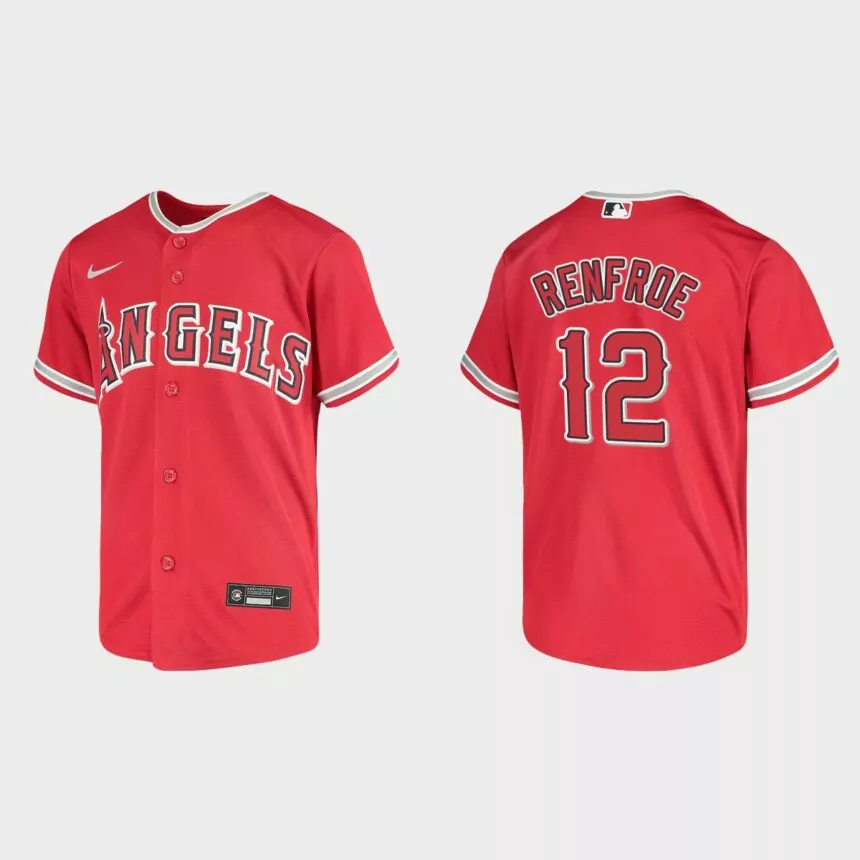 Youth Los Angeles Angels Hunter Renfroe Red Replica Jersey