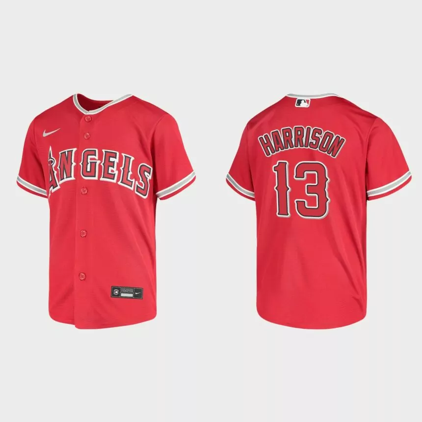 Youth Los Angeles Angels Monte Harrison Red Replica Jersey