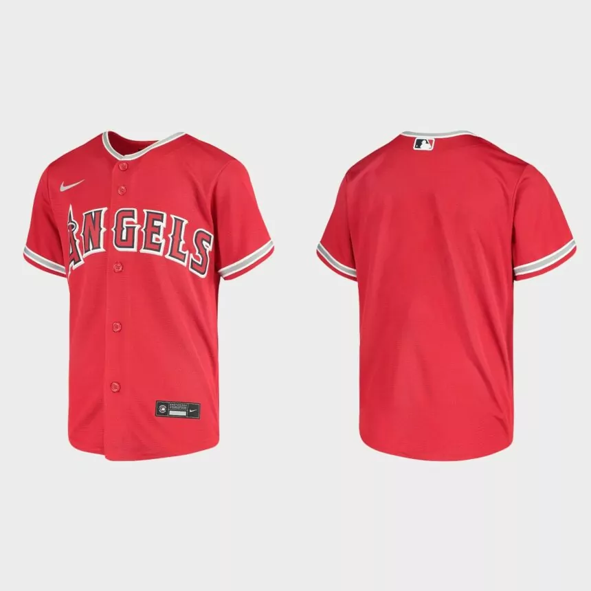 Youth Los Angeles Angels Red Replica Jersey