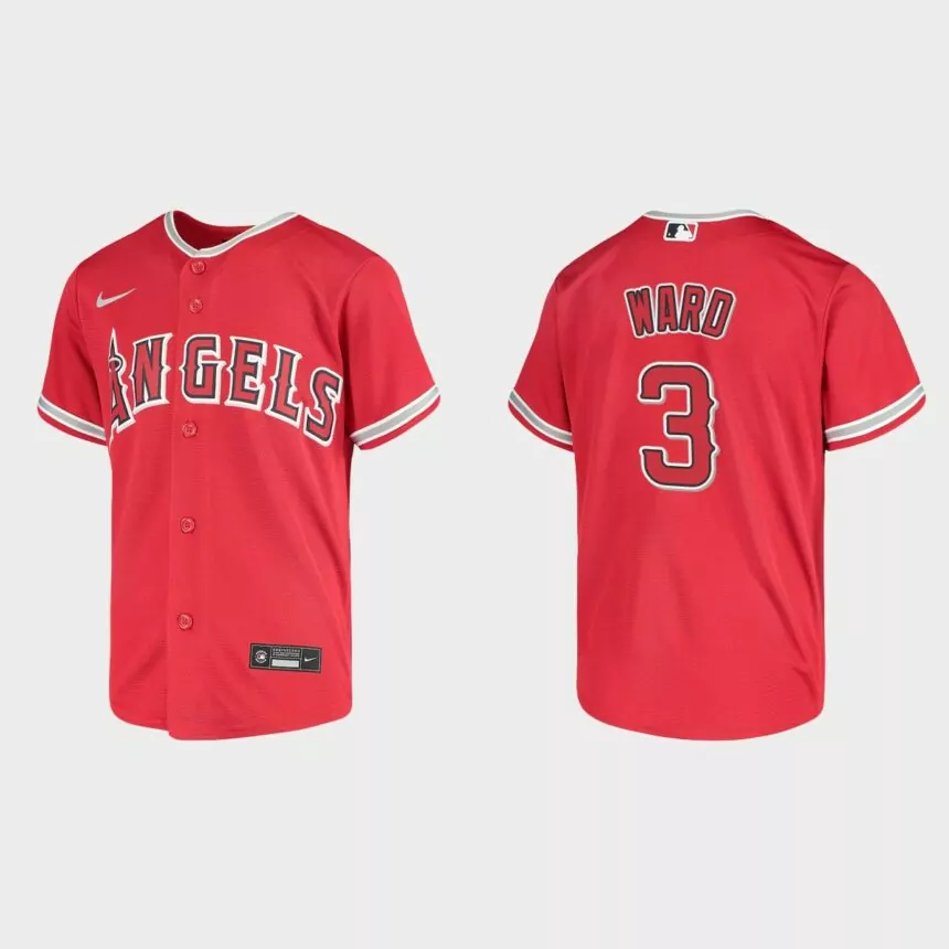 Youth Los Angeles Angels Taylor Ward Red Replica Jersey