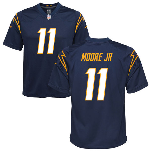 Youth Los Angeles Chargers #11 Jason Moore Jr Nike Navy Alternate Limited Jersey