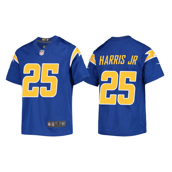 Youth Los Angeles Chargers #25 Chris Harris Jr. Nike Royal Gold 2nd Alternate Limited Jersey