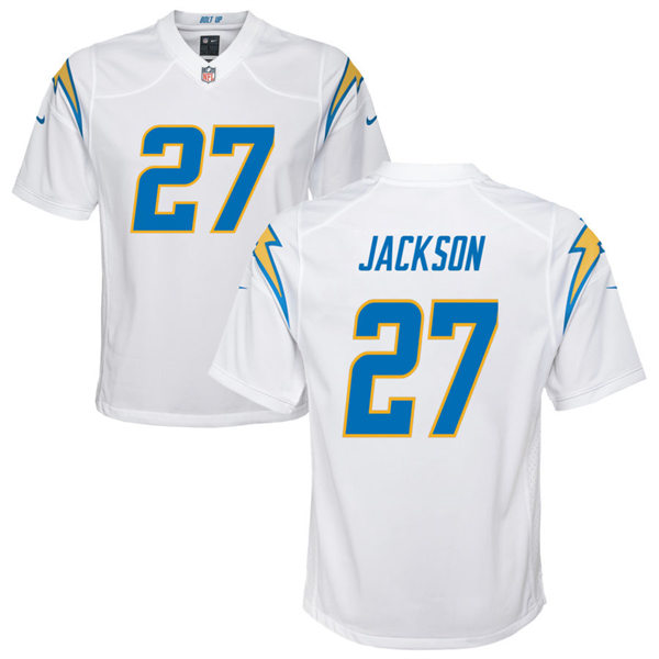 Youth Los Angeles Chargers #27 J.C. Jackson Nike White Limited Jersey