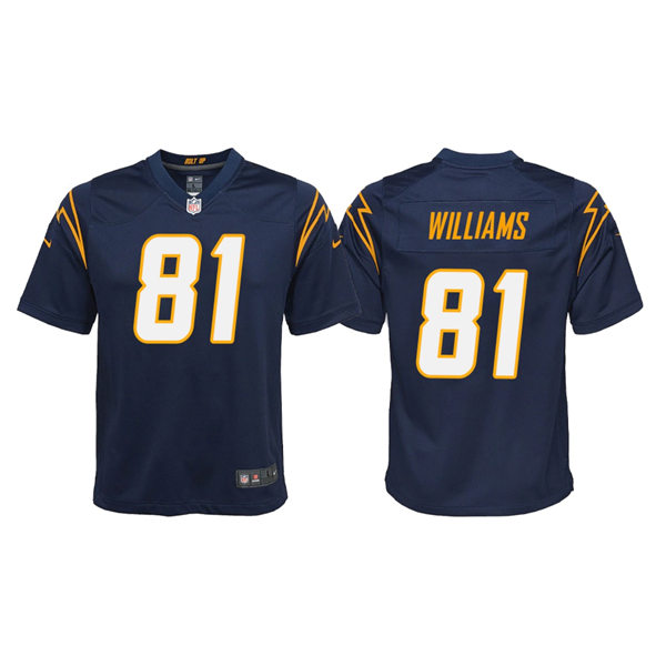 Youth Los Angeles Chargers #81 Mike Williams Nike Navy Alternate Limited Jersey