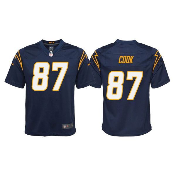 Youth Los Angeles Chargers #87 Jared Cook Nike Navy Alternate Limited Jersey