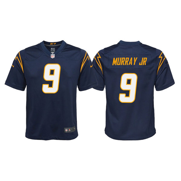 Youth Los Angeles Chargers #9 Kenneth Murray Jr. Nike Navy Alternate Limited Jersey