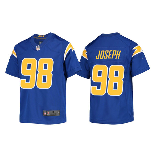 Youth Los Angeles Chargers #98 Linval Joseph Nike Royal Gold 2nd Alternate Limited Jersey