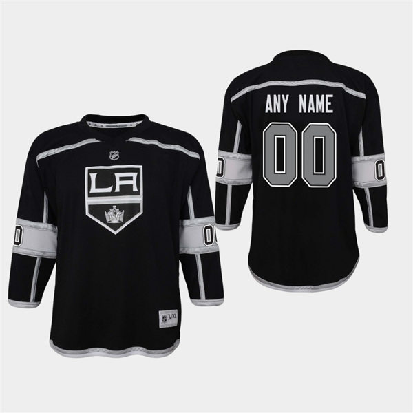 Youth Los Angeles Kings Custom Home Black NHL Jersey Stitched