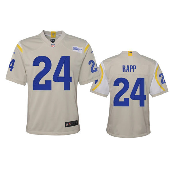 Youth Los Angeles Rams #24 Taylor Rapp Nike Bone Limited Jersey