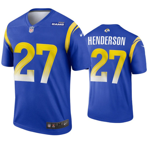 Youth Los Angeles Rams #27 Darrell Henderson Nike Royal Limited Jerse
