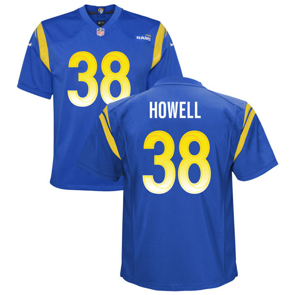 Youth Los Angeles Rams #38 Buddy Howell Nike Royal Limited Jersey