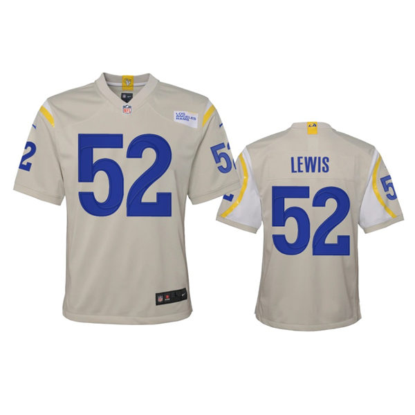 Youth Los Angeles Rams #52 Terrell Lewis Nike Bone Limited Jersey