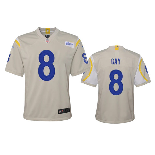 Youth Los Angeles Rams #8 Matt Gay Nike Bone Limited Jersey