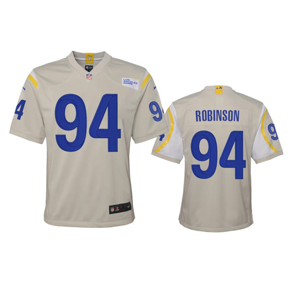 Youth Los Angeles Rams #94 A'Shawn Robinson Nike Bone Limited Jersey