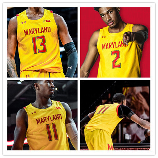 Youth Maryland Terrapins Custom James Graham III Aquan Smart Galin Smith Steve Francis Juan Dixon Under Armour Gold 