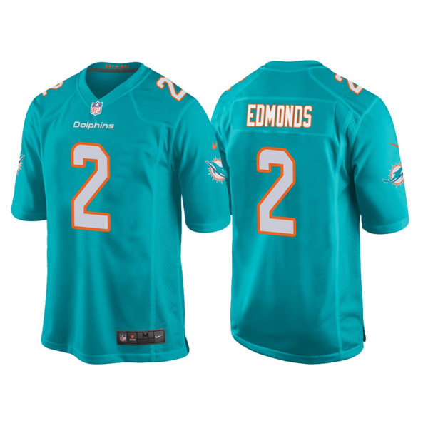 Youth Miami Dolphins #2 Chase Edmonds Nike Aqua Limited Jersey