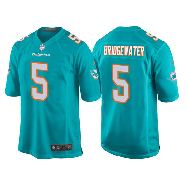 Youth Miami Dolphins #5 Teddy Bridgewater Nike Aqua Limited Jersey