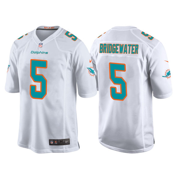Youth Miami Dolphins #5 Teddy Bridgewater Nike White Limited Jersey
