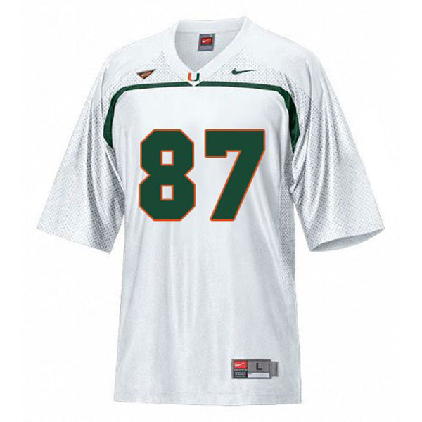 Youth Miami Hurricanes #87 Reggie Wayne White Football Jersey Youth Jersey Youth Miami Hurricanes #87 Reggie Wayne White Football Jersey