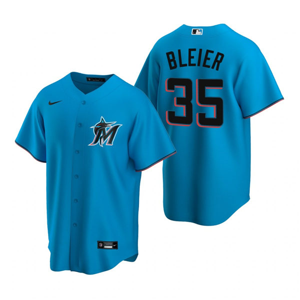 Youth Miami Marlins #35 Richard Bleier Nike Blue Alternate Player Jersey