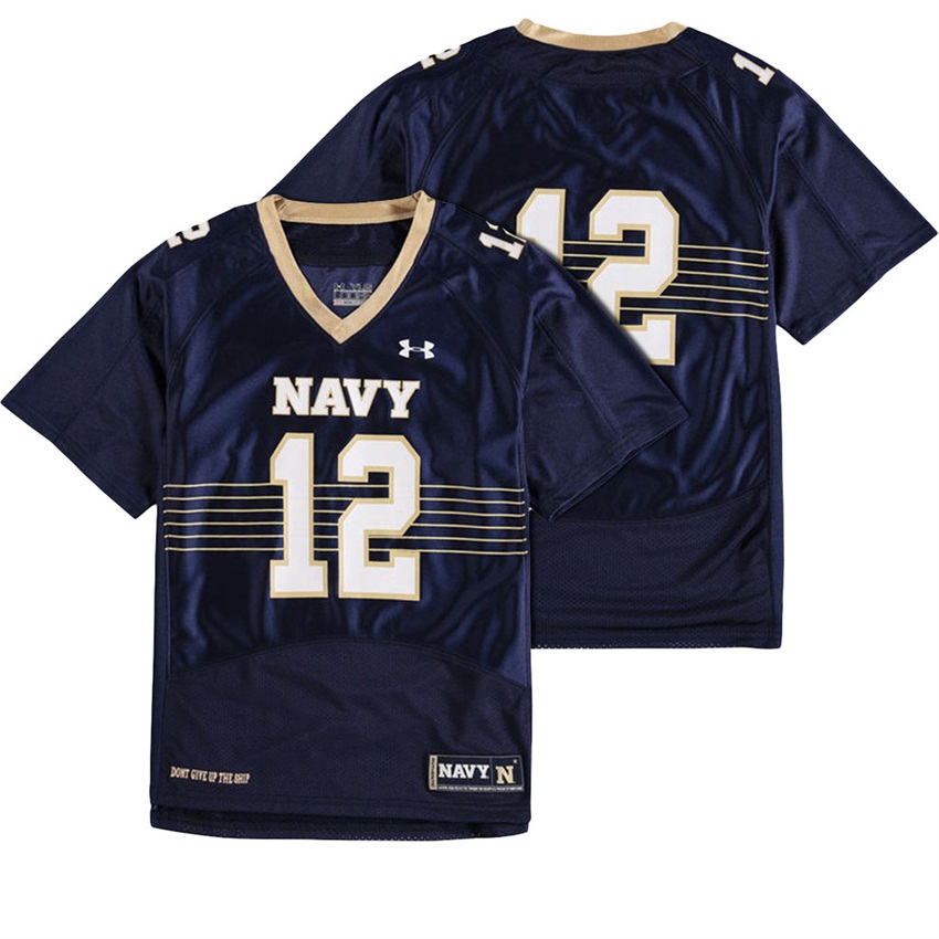 Youth Midshipmen #12 Navy Jersey