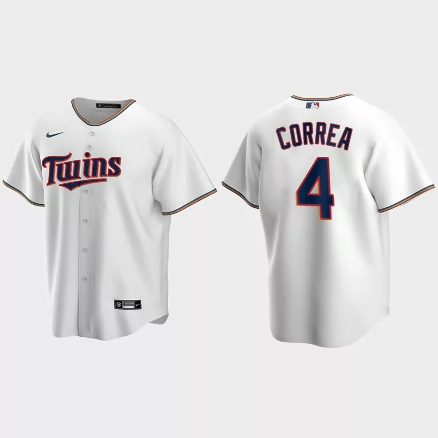 Youth Minnesota Twins Carlos Correa White Replica Home Jersey