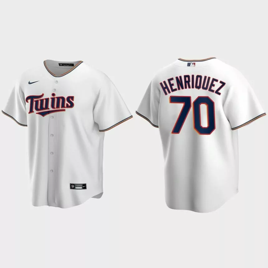 Youth Minnesota Twins Ronny Henriquez White Replica Home Jersey